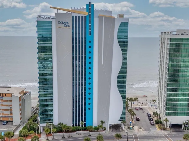 The Oceans One tower on the Myrtle Beach oceanfront